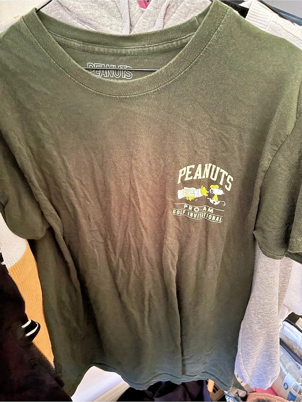 Peanuts Pro-Am Golf Invitational Snoopy graphic tee Green Medium